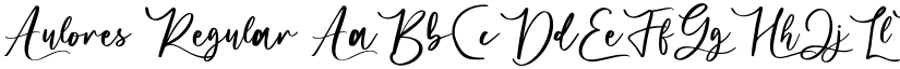 Aulores Regular font