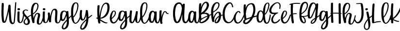 Wishingly Regular font
