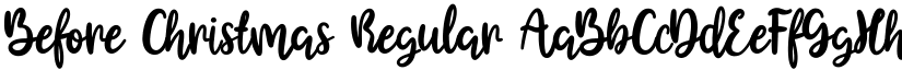 Before Christmas Regular font