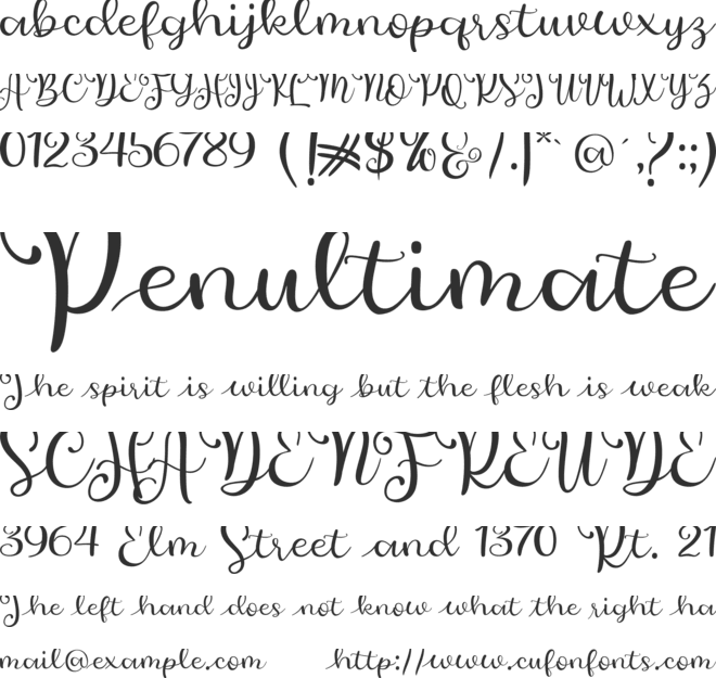 Quotesy font preview