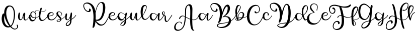 Quotesy Regular font
