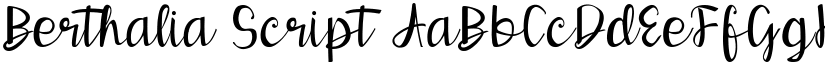 Berthalia font download