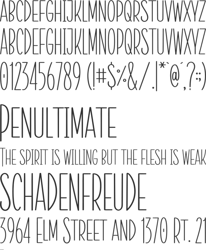 LaQuestro font preview