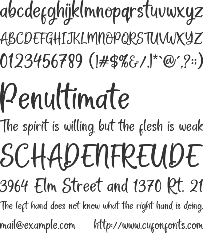 Cooper Rottasy font preview