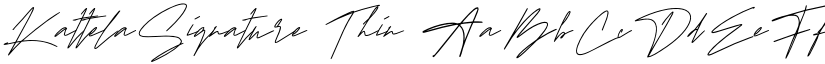KattelaSignature font download