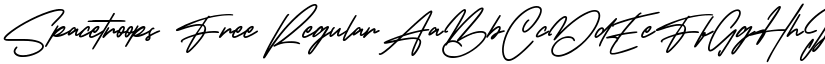 Spacetroops Free Regular font
