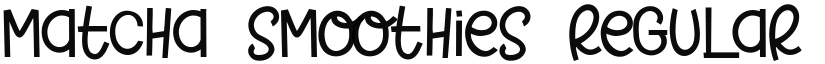 Matcha Smoothies Regular font