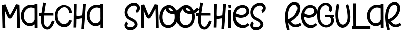 Matcha Smoothies font download