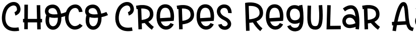 Choco Crepes Regular font