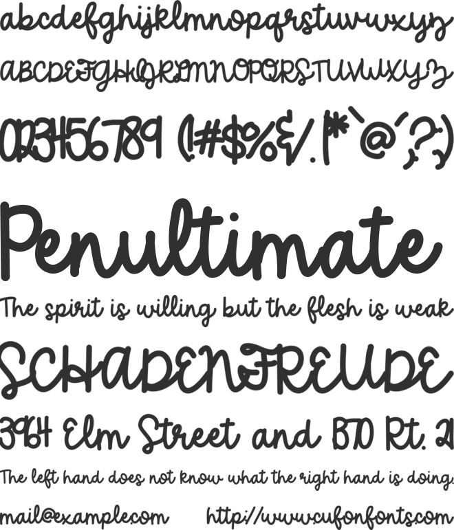 HelloJelly font preview