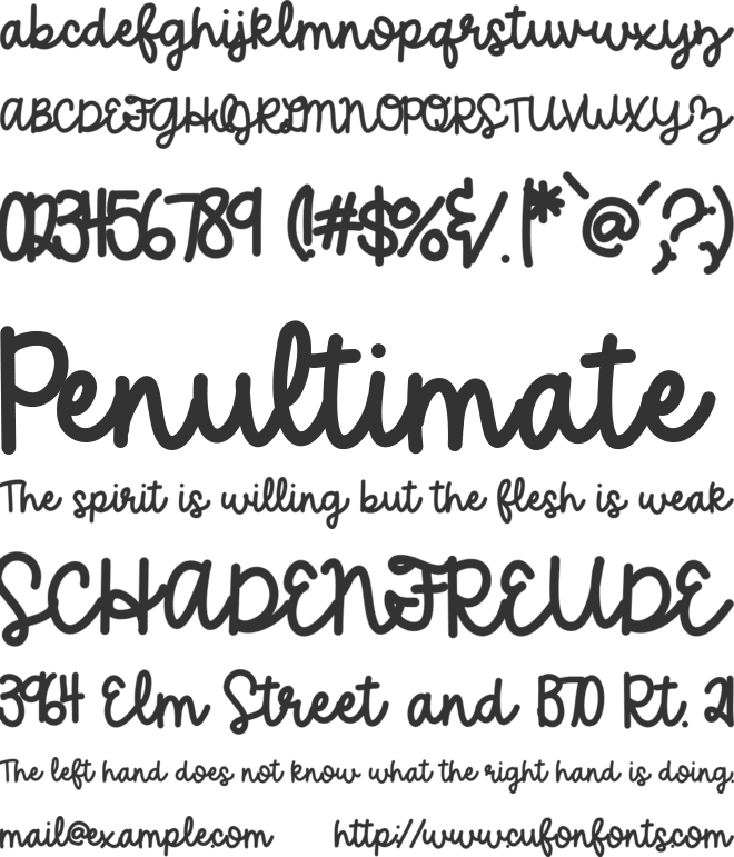 HelloJelly font preview