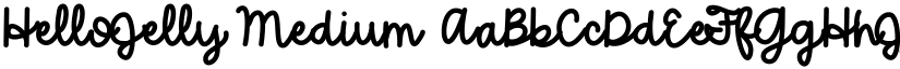 HelloJelly Medium font