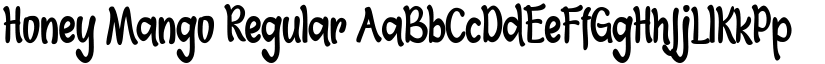 Honey Mango Regular font