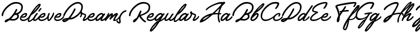 BelieveDreams Regular font