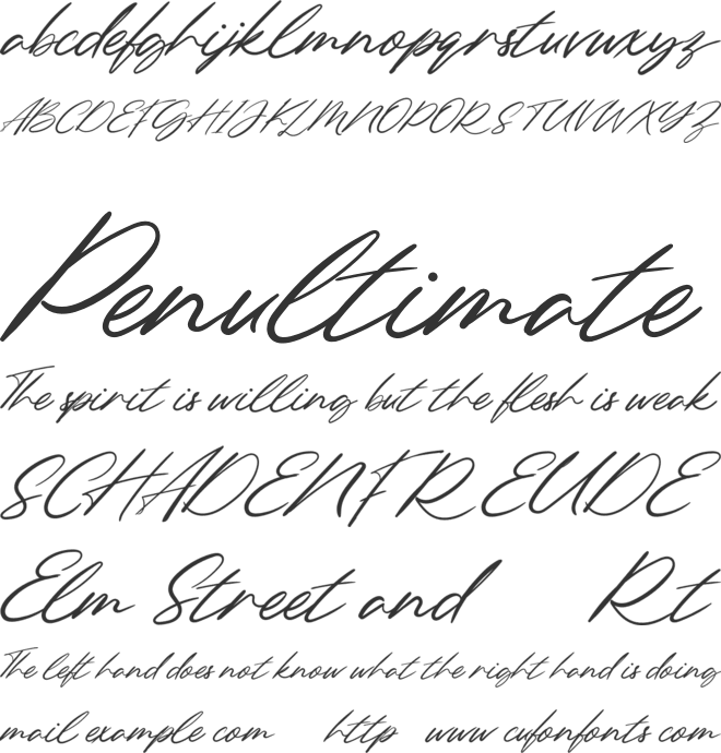 Northern Forest FREE font preview