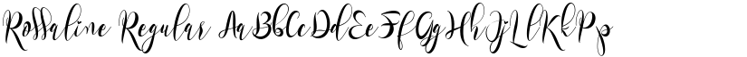 Rossaline Regular font