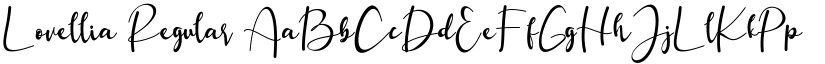 Lovellia Regular font