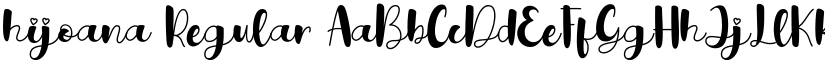 hijoana Regular font