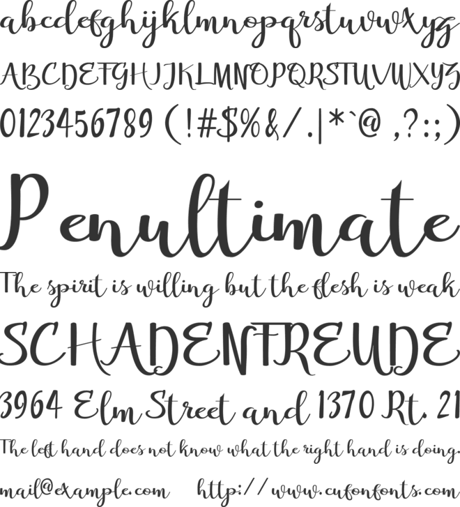 Rasyhanda font preview