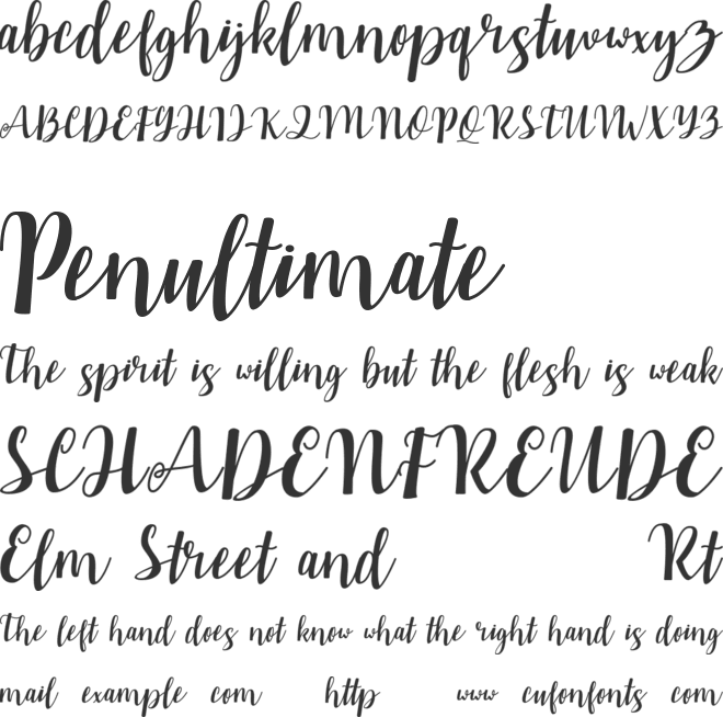 hanna hanni font preview