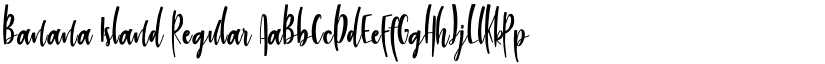 Banana Island Regular font