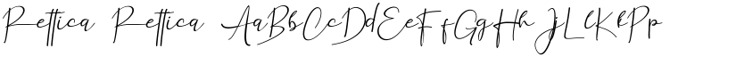 Rettica Rettica font