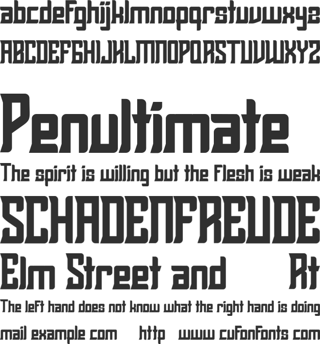 Relods FREE font preview