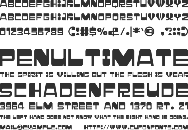 coventry font preview
