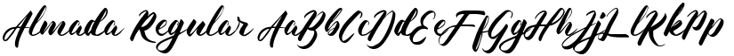Almada Regular font