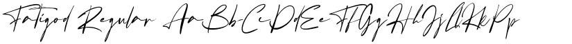 Fatigod Regular font