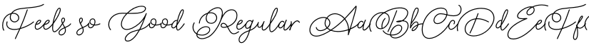 Feels so Good Regular font