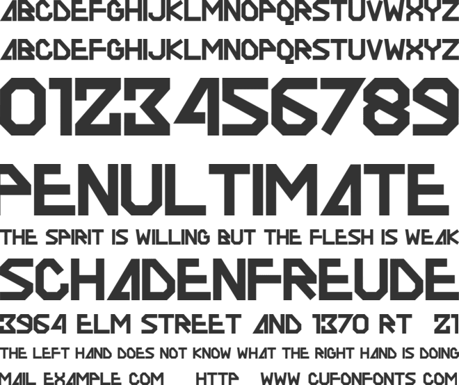 AGOXES GAME font preview