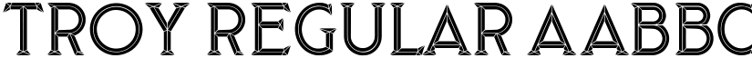 Troy Regular font