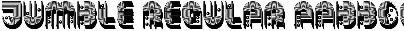 Jumble Regular font