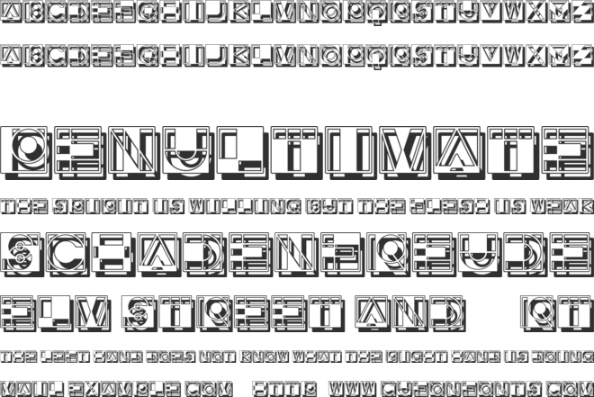 Bombay font preview