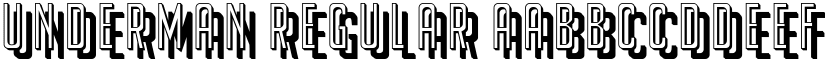 Underman Regular font