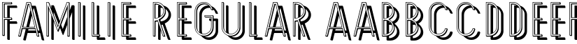 Familie Regular font