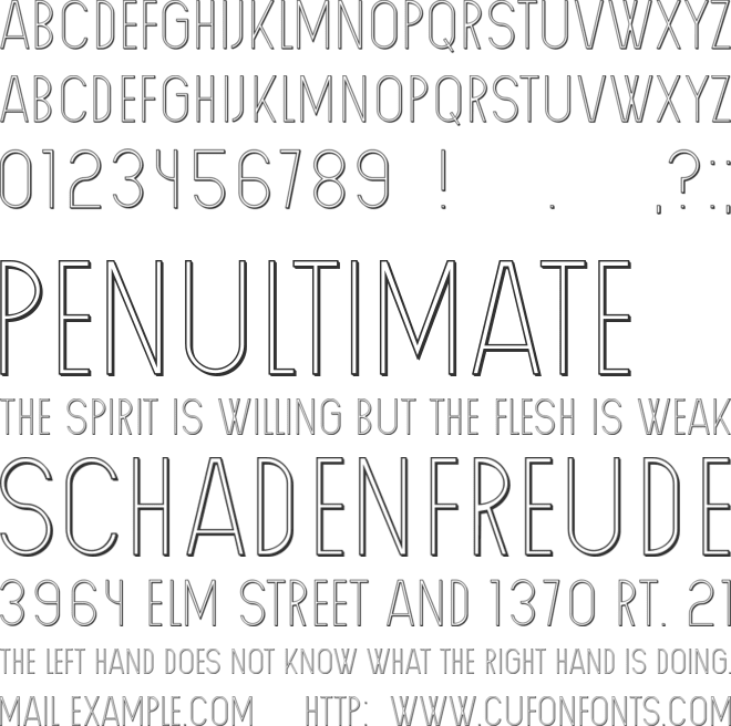 Carwash font preview