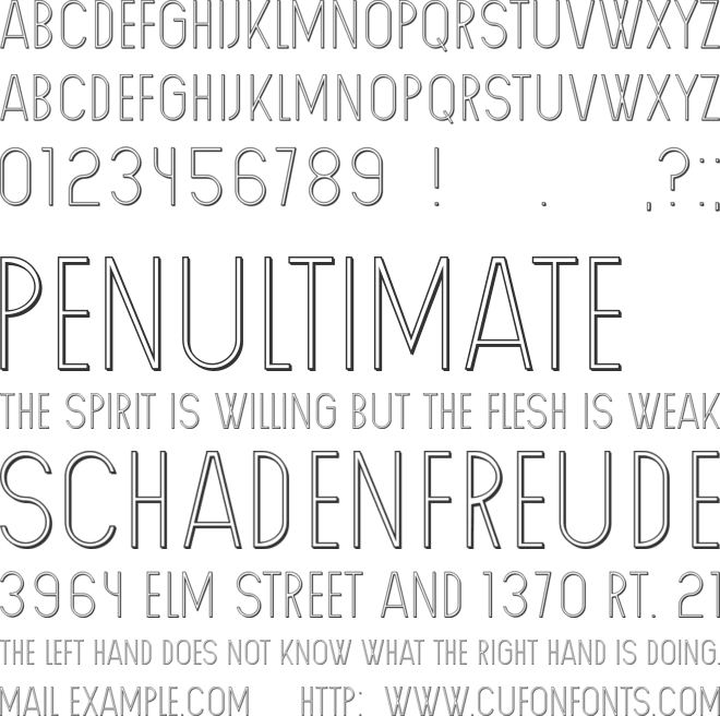 Carwash font preview