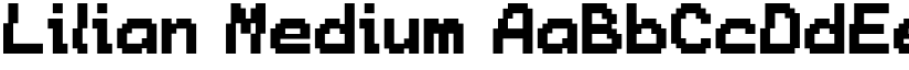 Lilian Medium font