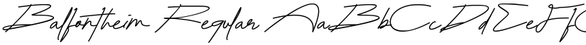 Balfontheim Regular font