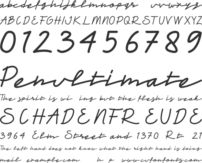Dhecca House font preview