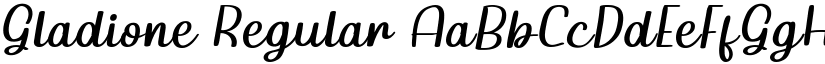 Gladione font download