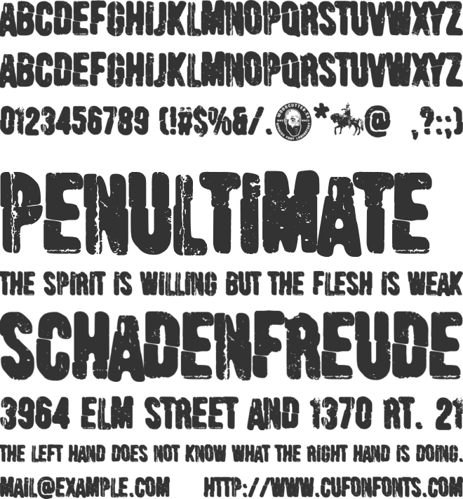 La Costa Dorada is Spain font preview