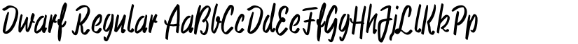 Dwarf Regular font