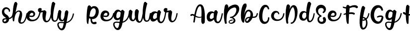 sherly Regular font