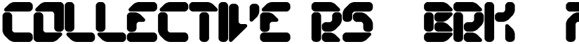 Collective RS (BRK) font
