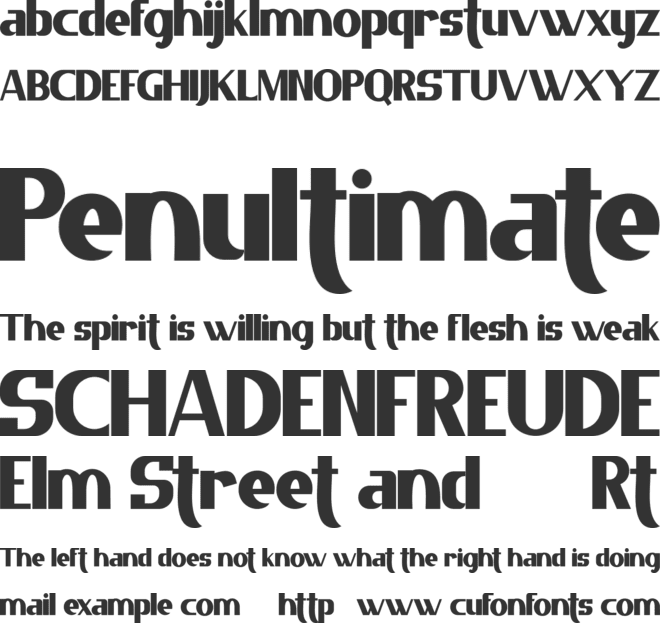 Agites FREE font preview