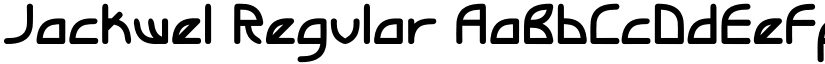 Jackwel Regular font