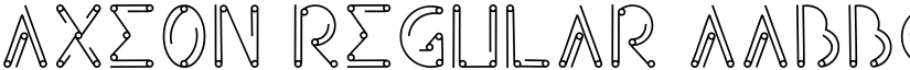 AXEON Regular font